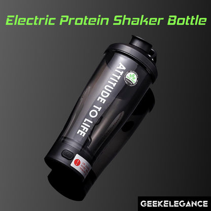 Electric Protein Shaker Bottle | USB Rechargeable Blender | BPA-Free Tritan Portable Blender Cup - 650ml