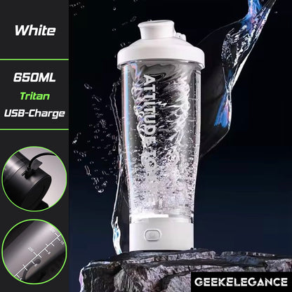 Electric Protein Shaker Bottle | USB Rechargeable Blender | BPA-Free Tritan Portable Blender Cup - 650ml