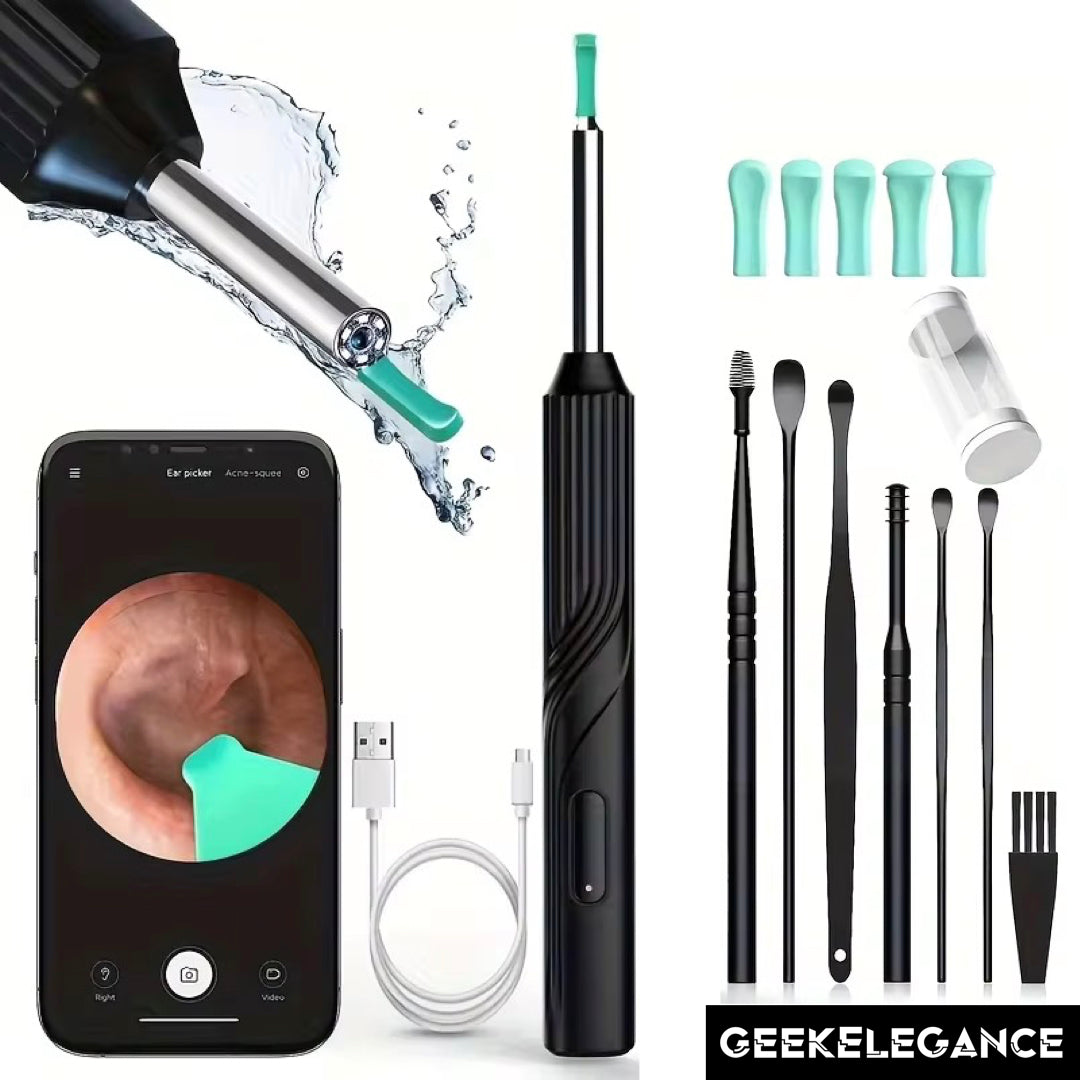 Wireless Smart Visual Ear Cleaner Otoscope Ear Wax Ear with Ear NE18 Cleaning Kit Removal Sticks Endoscope Camera Tool Kit